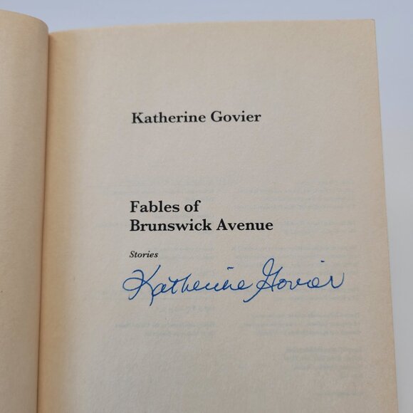 Fables of Brunswick Avenue By Katherine Govier [Autographed] 20th Anni Edition - Picture 10 of 12